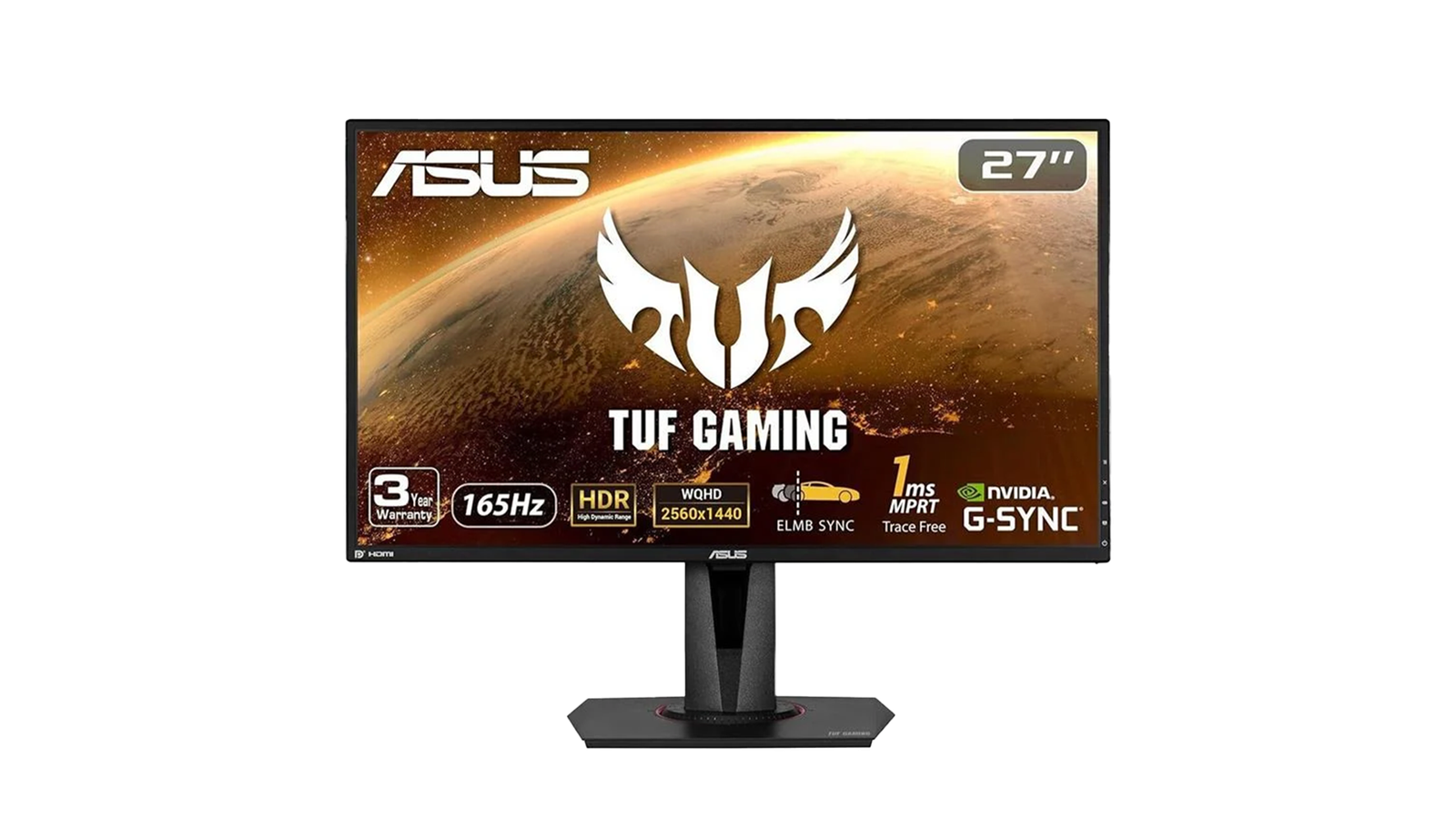 ASUS TUF Gaming VG27AQ - The best budget gaming monitor.