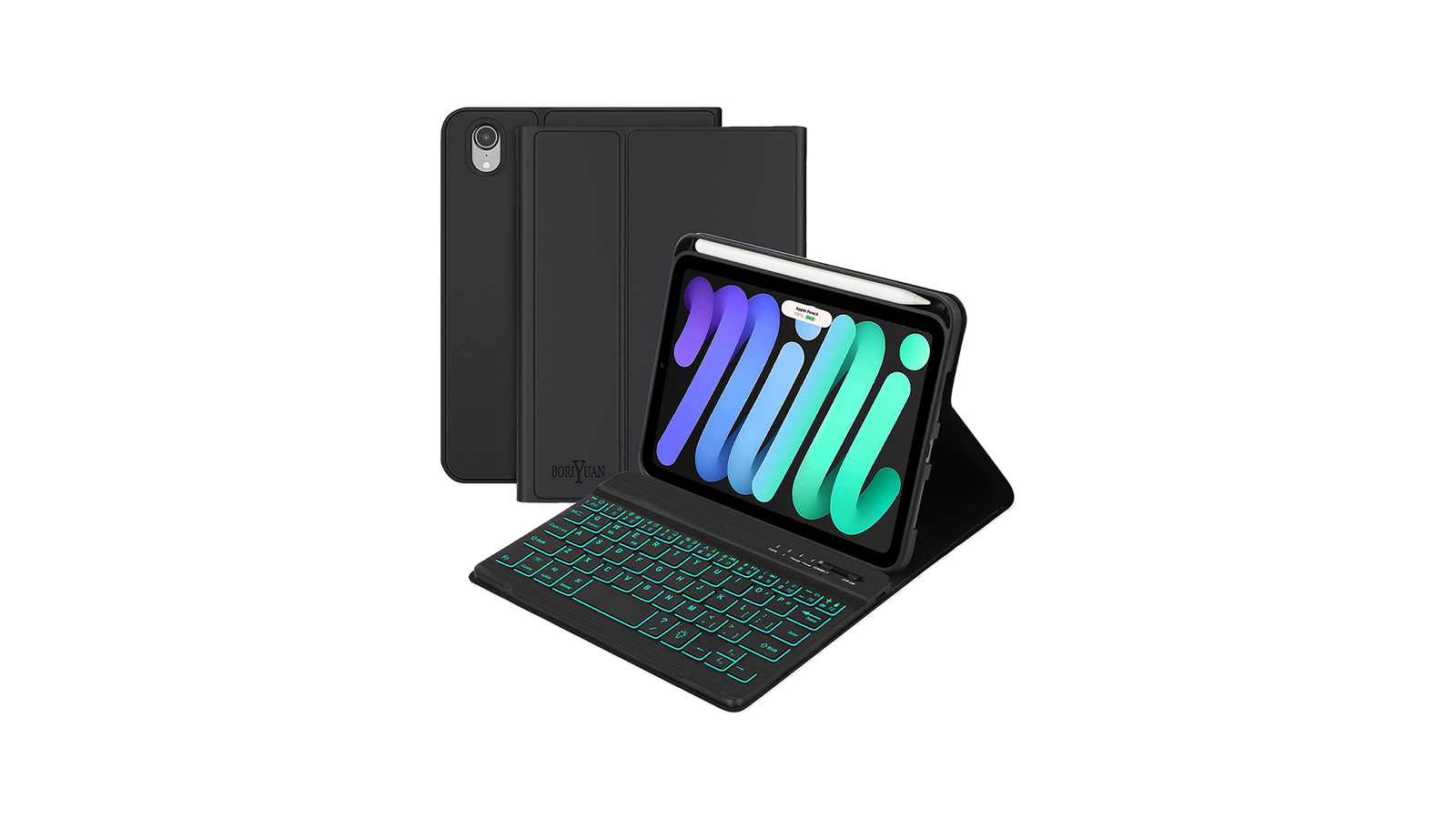 Boriyuan iPad Mini 6 Keyboard Case - The best iPad mini case with keyboard