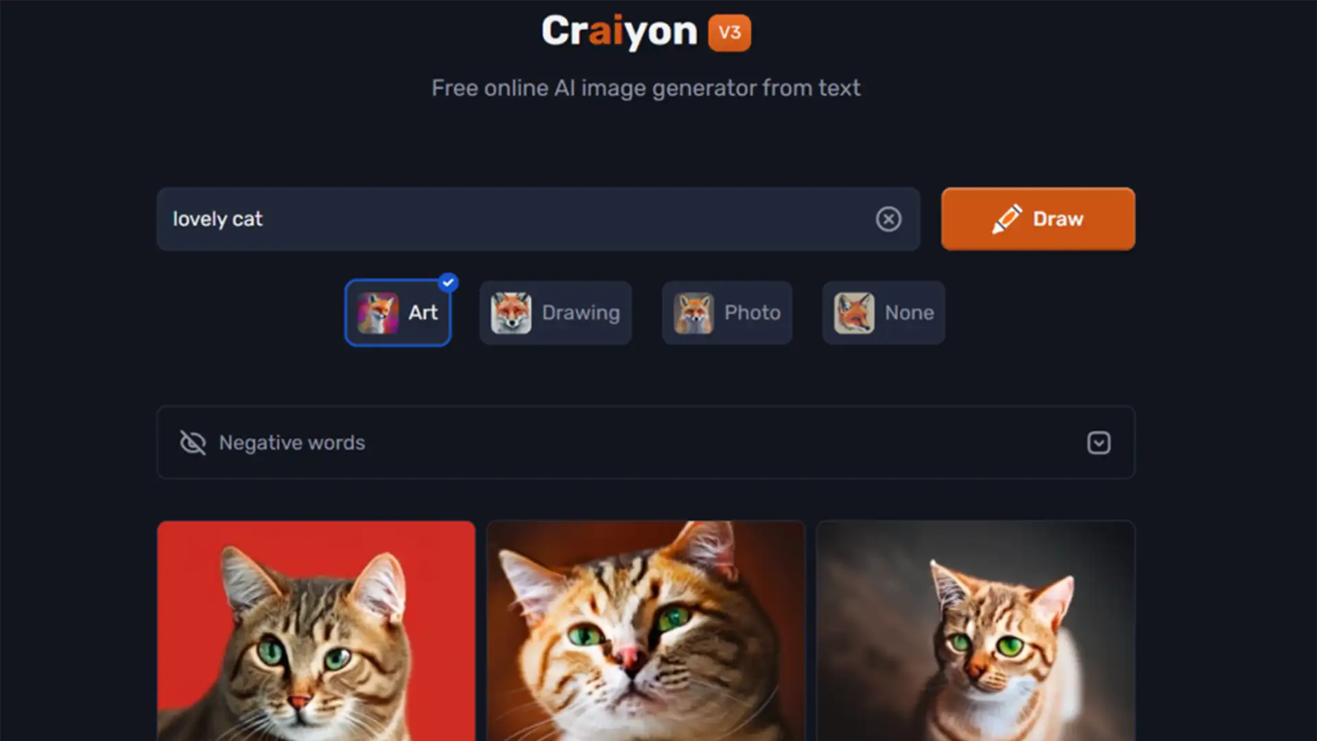 Craiyon - The best free AI art generator